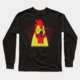 Screaming Rooster Long Sleeve T-Shirt
